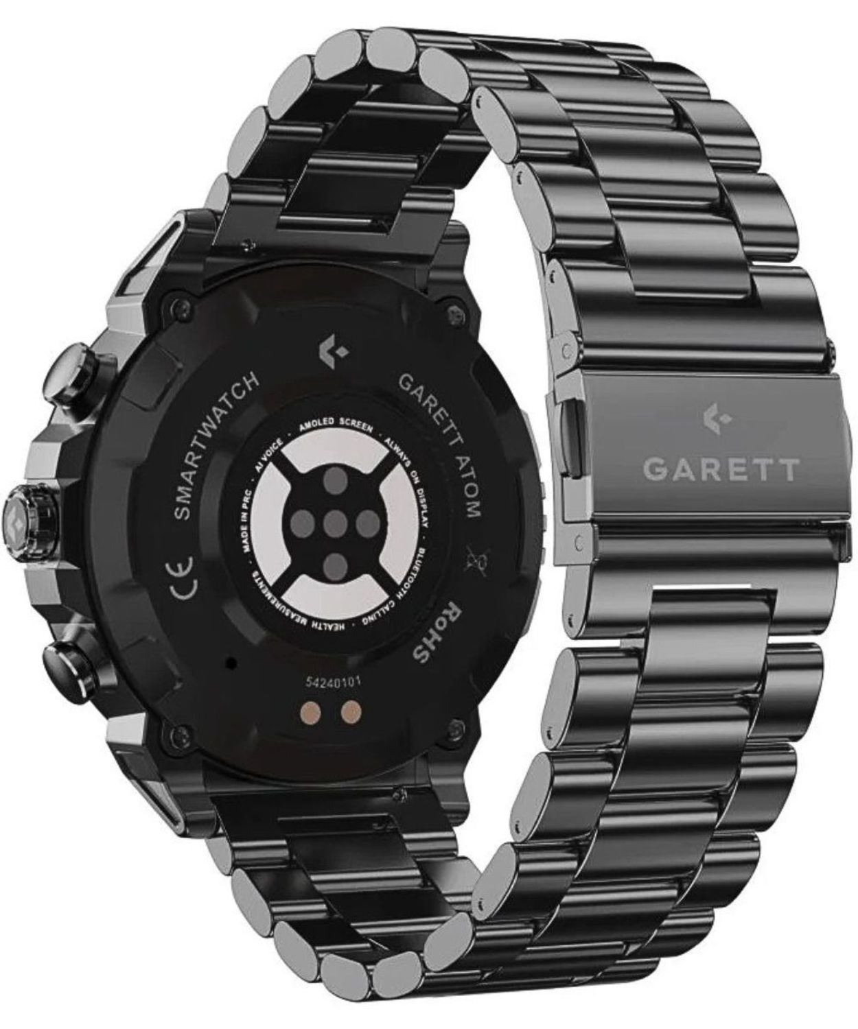 Smartwatch Garett Atom Czarny Stalowy – Rozmowy Bluetooth, 100+ Trybów Sportowych, Do 8 Dni Pracy black.jpg
